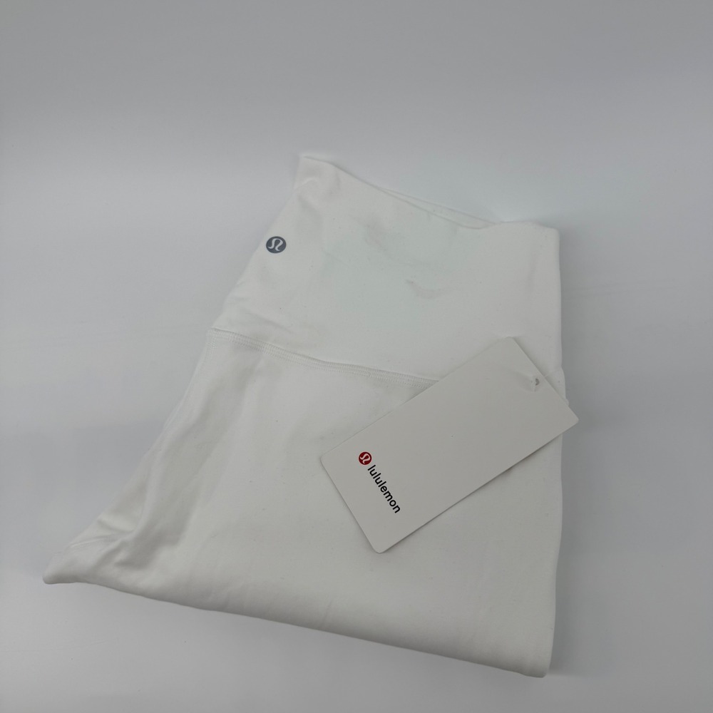 Lululemon Align High Rise Pant 25 Nulu Yoga Leggings Size 12 White